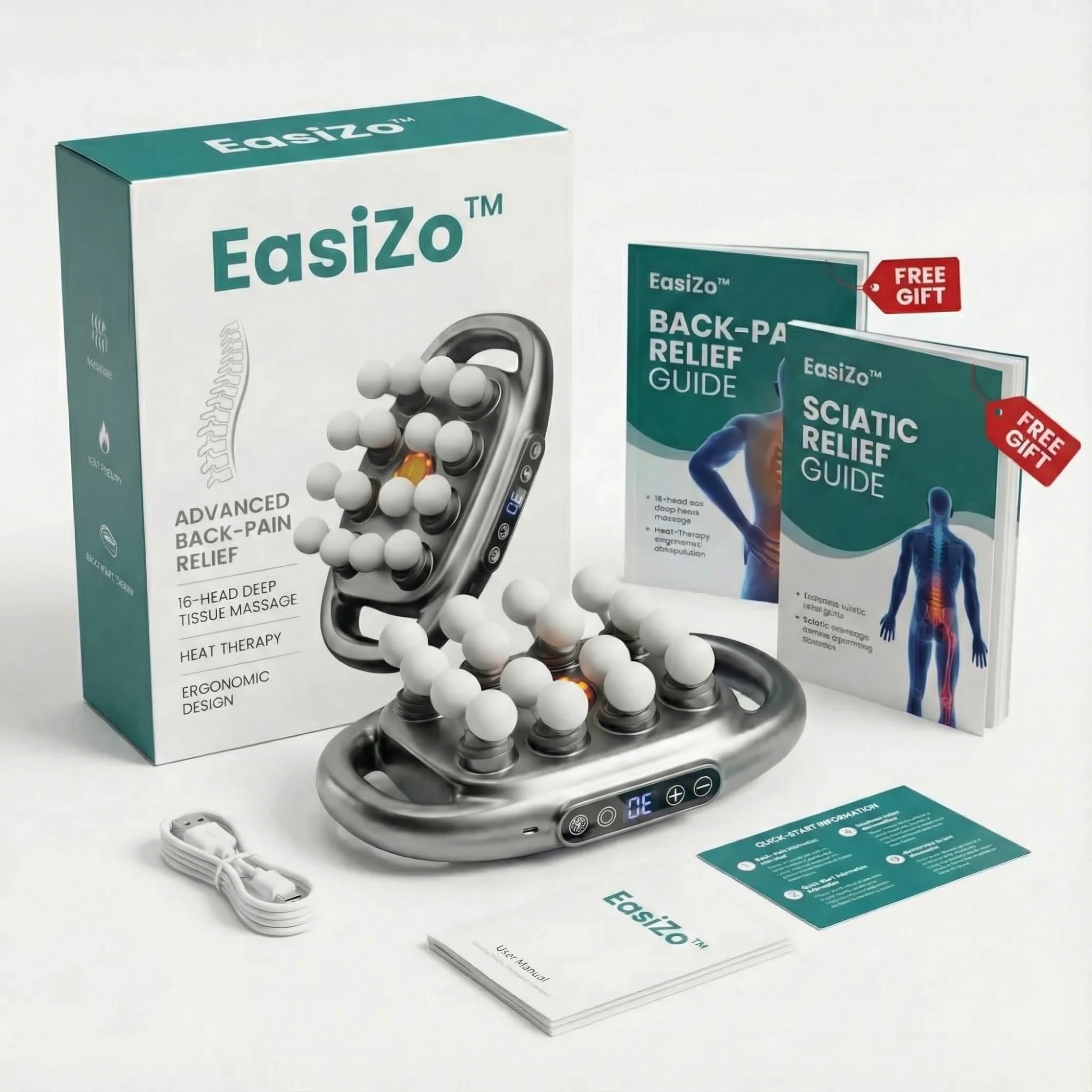 EASIZO 16-Head Deep Tissue Massager