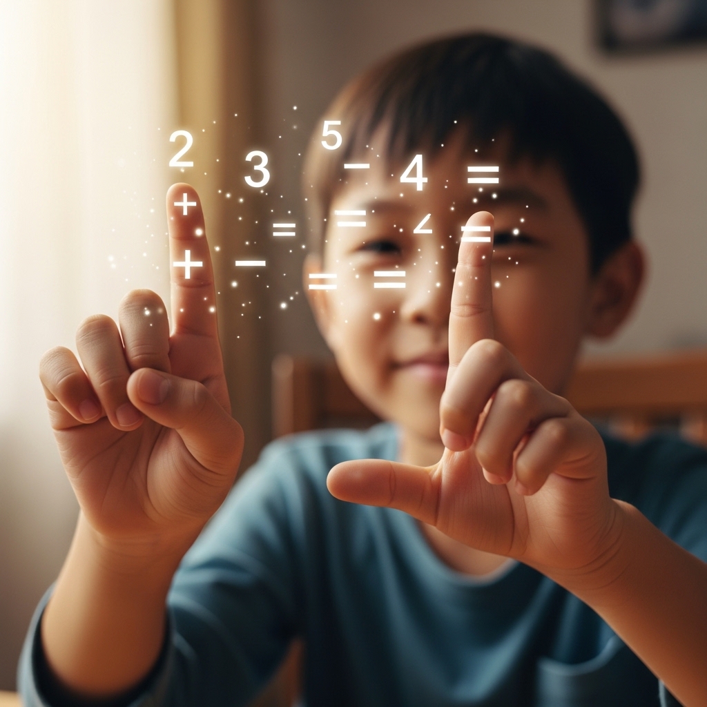 Finger Math là gì? Biến 10 ngón tay thành 'cỗ máy tính' trực quan đầu tiên của trẻ