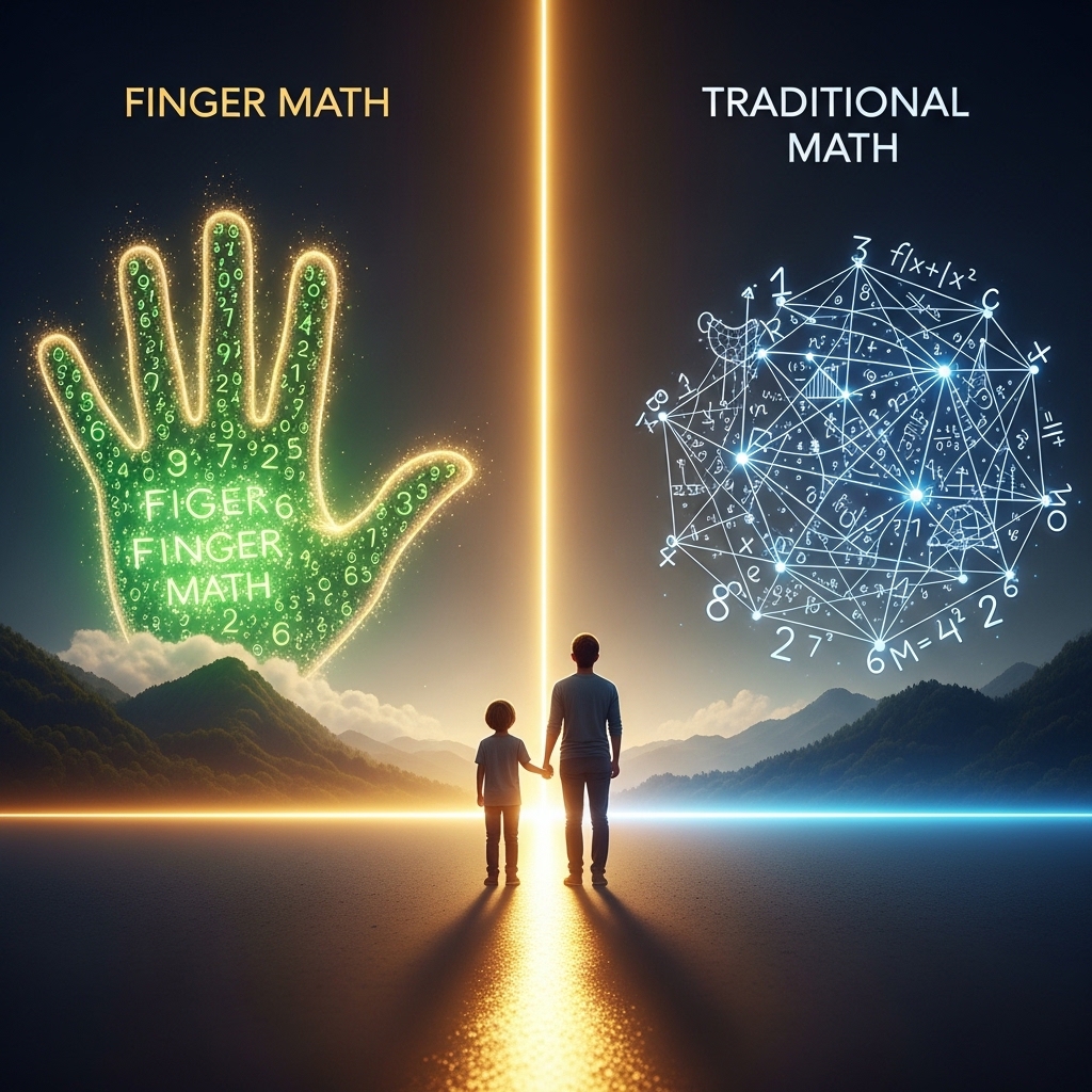 Giải mã 2 "đấu sĩ": Finger Math và Toán Truyền Thống thực chất là gì?