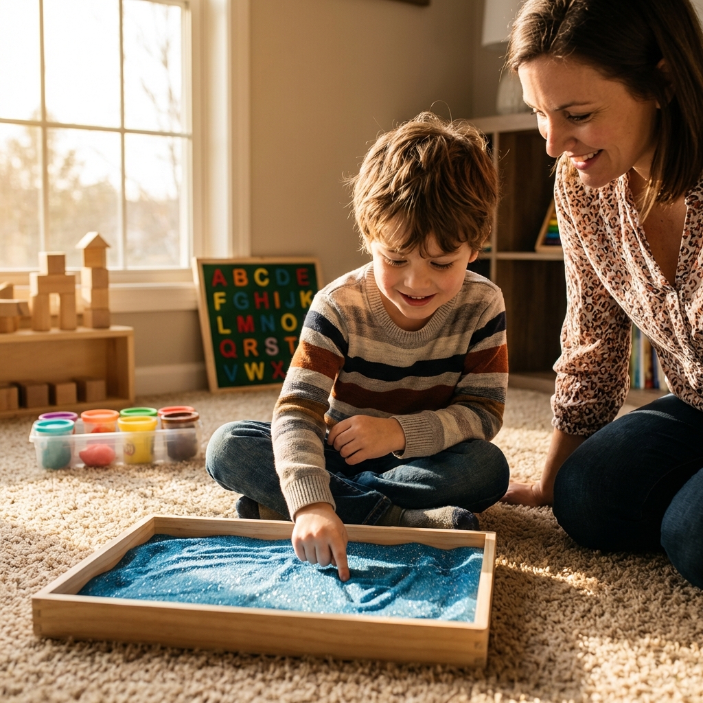 Cha Mẹ Có Thể Làm Gì? Các Bài Tập Hỗ Trợ Đa Giác Quan (Không Chỉ Là Luyện Viết)