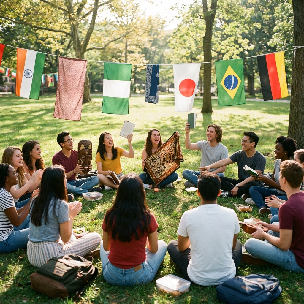 Vượt Ra Ngoài Sách Vở: Trải Nghiệm Giao Lưu Văn Hóa Quốc Tế
