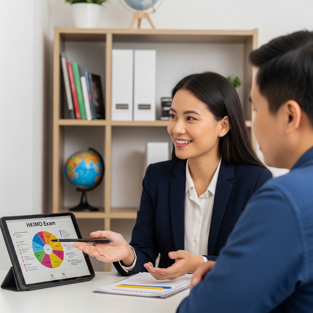Phụ huynh và học sinh tìm hiểu thông tin về lệ phí và cách đăng ký thi HKIMO