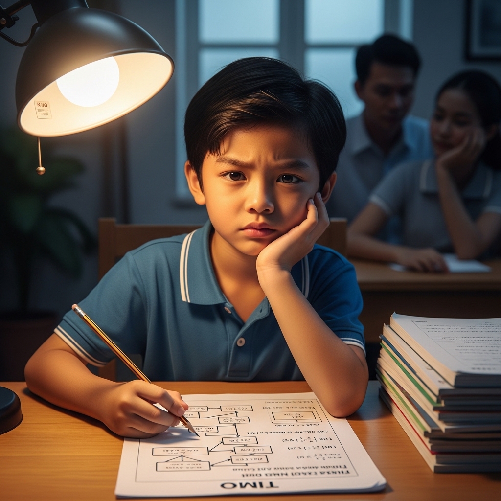 Tại sao con học giỏi Toán ở trường nhưng vẫn 'đứng hình' trước đề thi TIMO?