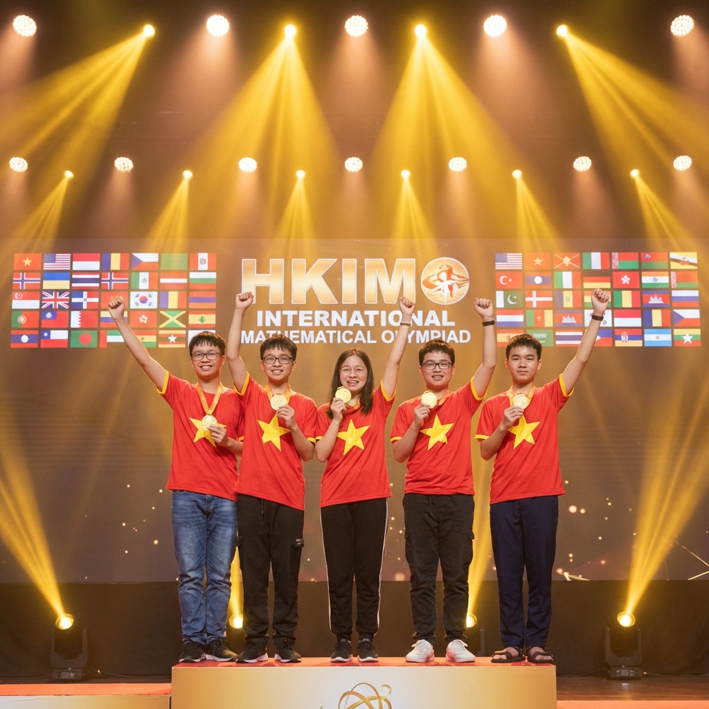 HKIMO và niềm tự hào Toán học Việt Nam trên đấu trường quốc tế