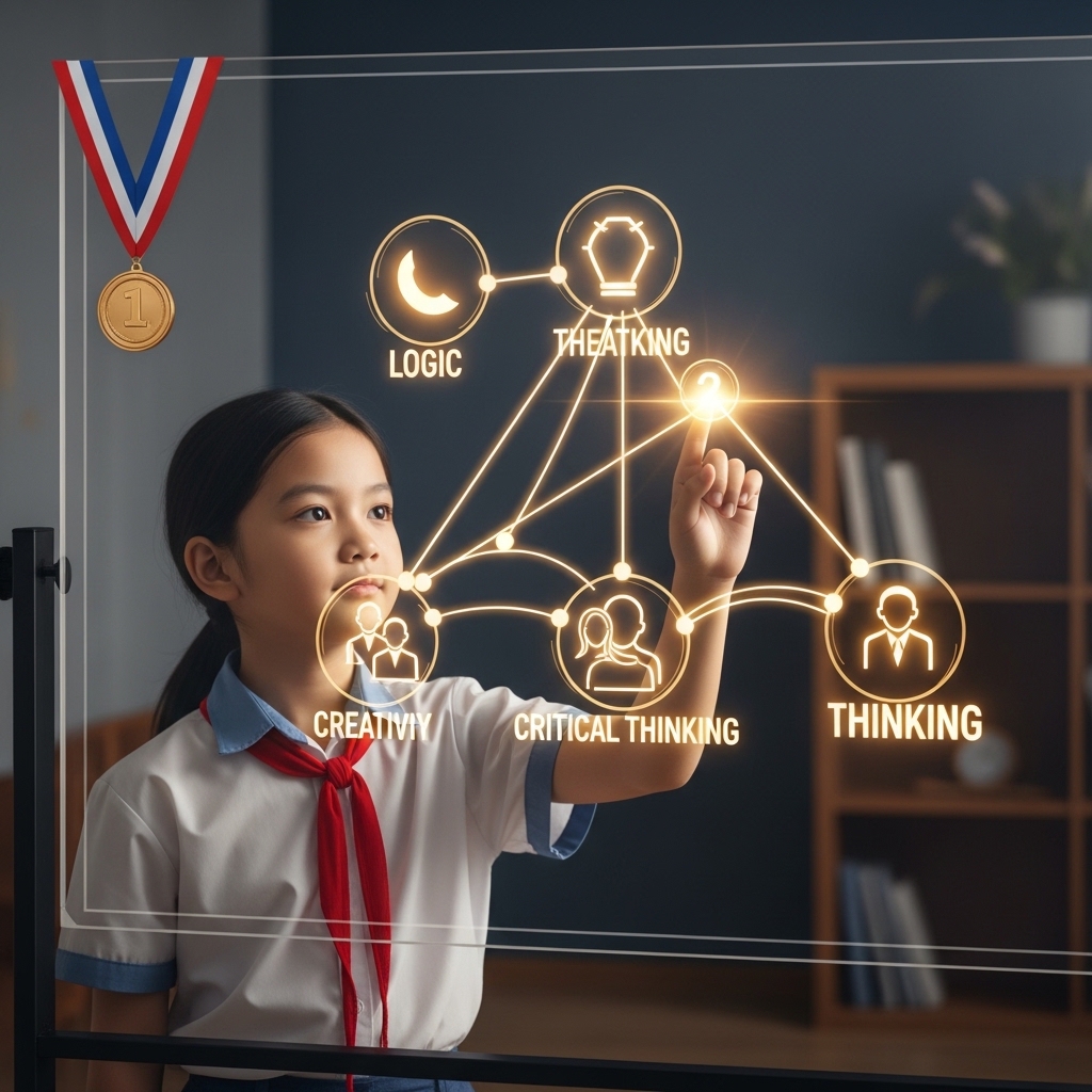 Lợi ích thi HKIMO giúp trẻ phát triển 5 kỹ năng tư duy quan trọng