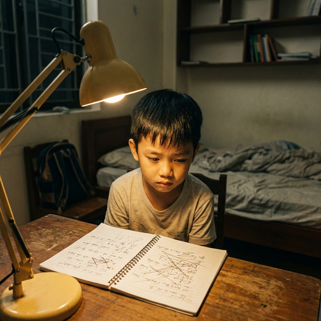 Hơn Cả Điểm Số: Những 'Vết Sẹo' Vô Hình Khi Con Viết Chữ Xấu