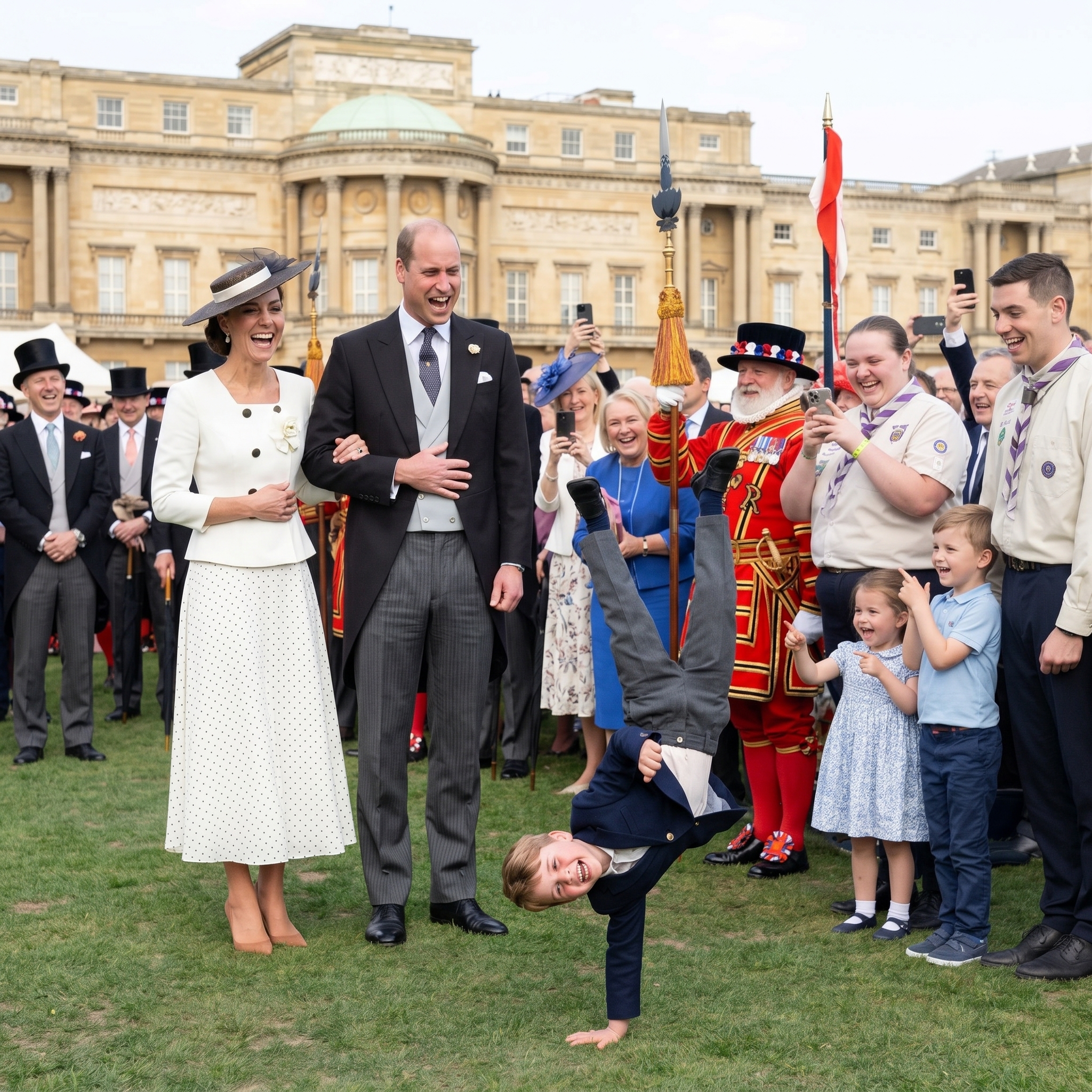 Ils sont en contact avec William et Kate. Ils aiment le hiphop Louis et 1 maintenant. Avec William, Kate et moi avons trouvé ce qu'il fallait faire.