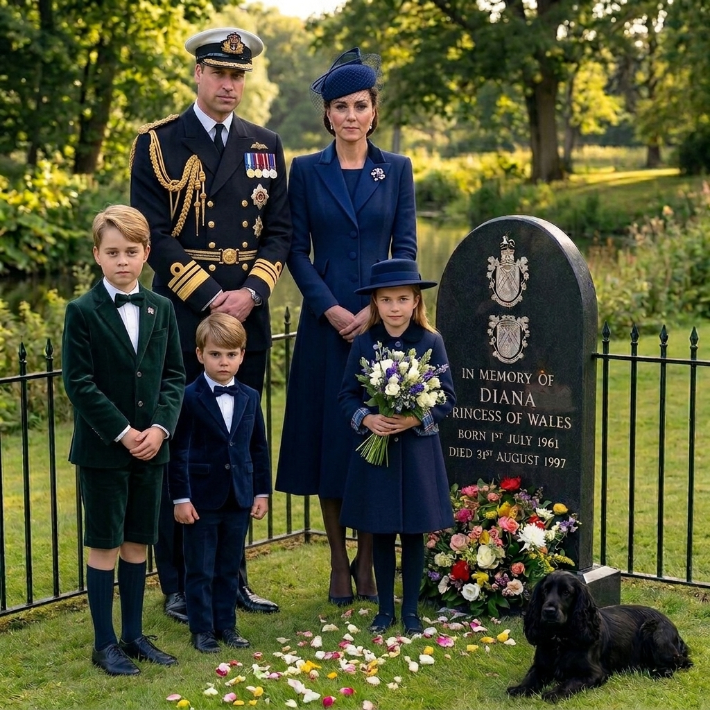 Thay đổi trang phục chuẩn hoàng gia khác cho các thành viên gia đình công nương Kate.