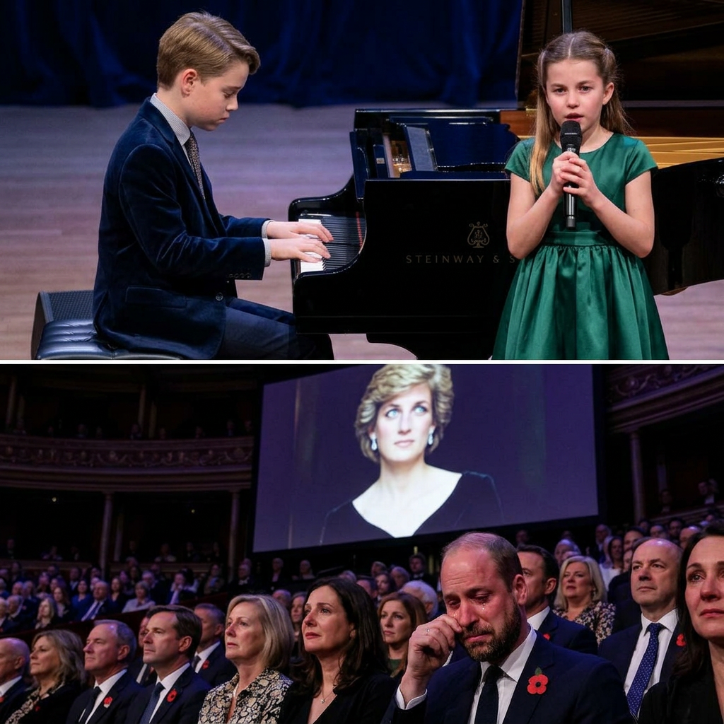 Thay đổi trang phục khác cho hoàng tử Geogre. Thêm công chúa Charlotte mặc váy cầm mic hát. Xóa hoàng tử Louis. Giữ nguyên bố cục ảnh: Phần ảnh phía dưới thay thế hoàng tử William vào vị trí ông lão. Hoàng tử William có ít râu cua nón và khuôn mặt rất buồn và khóc. Thay đổi ảnh khác của bà Diana trên màn hình chiếu.