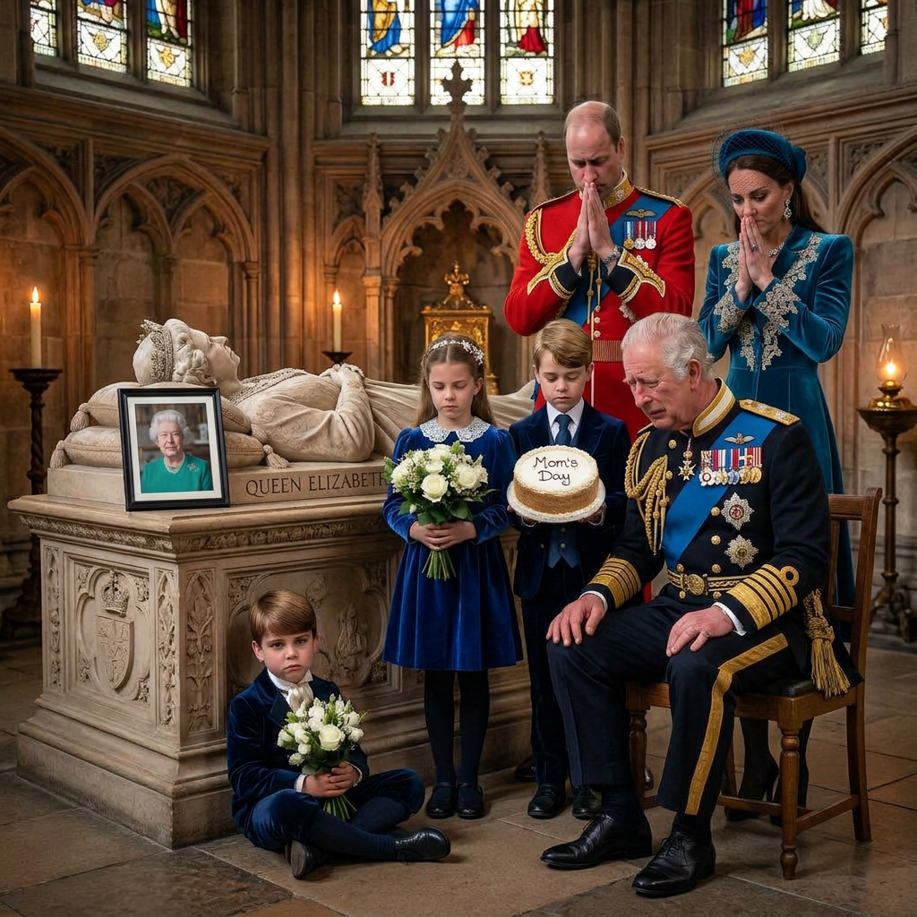 Thay đổi trang phục hoàng gia khác cho vua Charles, công nương Kate, công chúa Charlotte, hoàng tử William, Geogre và Louis.