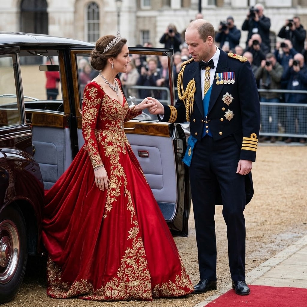 Thay đổi trang phục chuẩn hoàng gia khác cho hoàng tử William. Thay đổi góc chụp khác cho công nương Kate và hoàng tử William. Thêm râu cua nón nhạt không sẩm cho hoàng tử William và không đội nón. Bố cục ảnh chỉ còn một ảnh.